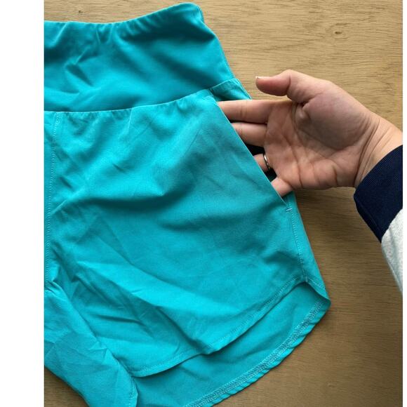 G4 Free Shorts Small Women’s Activewear Running Shorts Teal Blue outerwear - Picture 5 of 5